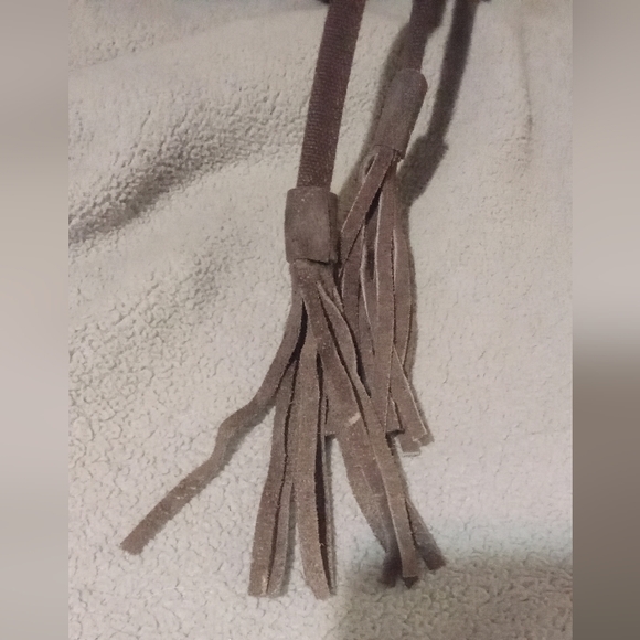 American eagle outfitters brown canvas drawstring pouch purse - Picture 4 of 7